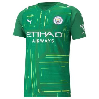 Thailande Maillot Manchester City Gardien 2021 2022 Vert