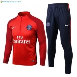 Survetement Paris Saint Germain 2017 2018 Rouge