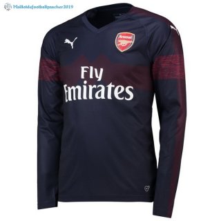 Maillot Arsenal Exterieur ML 2018 2019 Bleu Marine