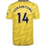 Maillot Arsenal NO.14 Aubameyang Exterieur 2019 2020 Jaune