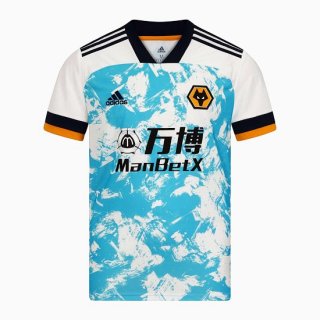 Thailande Maillot Wolves Exterieur 2020 2021 Blanc