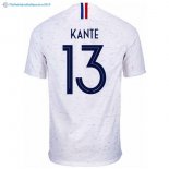 Maillot France Exterieur Kante 2018 Blanc