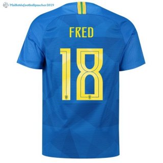 Maillot Brésil Exterieur Fred 2018 Bleu