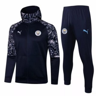Sweat Shirt Capuche Manchester City 2021 2022 Bleu Marine Sweat Shirt Capuche Manchester City 2021 2022 Bleu Marine