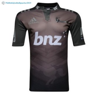 Maillot Rugby Crusaders Exterieur 2017 2018 Noir Maillot Rugby Crusaders Exterieur 2017 2018 Noir