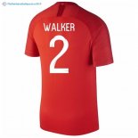 Maillot Angleterre Exterieur Walker 2018 Rouge