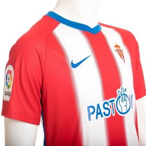 Maillot Real Sporting de Gijón Domicile 2018 2019 Rouge