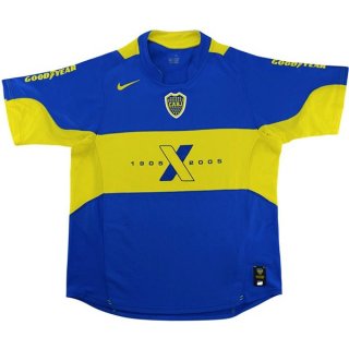 Maillot Boca Juniors Domicile Retro 2005 Bleu