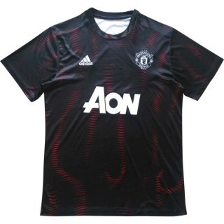 Maillot Entrainement Manchester United 2018 2019 Noir Rouge