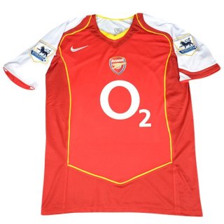 Maillot Arsenal Domicile Retro 2004/05 Rouge Maillot Arsenal Domicile Retro 2004/05 Rouge