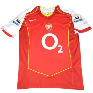 Maillot Arsenal Domicile Retro 2004/05 Rouge