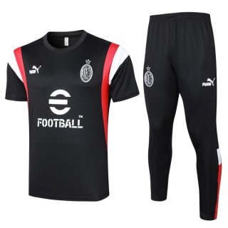 Thailande Maillot AC Milan Ensemble Complet 2024 Noir Thailande Maillot AC Milan Ensemble Complet 2024 Noir