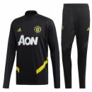 Survetement Enfant Manchester United 2019 2020 Or Noir