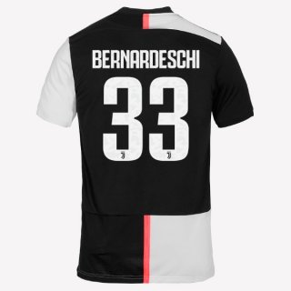 Maillot Juventus NO.33 Bernaroeschi Domicile 2019 2020 Blanc Noir Maillot Juventus NO.33 Bernaroeschi Domicile 2019 2020 Blanc Noir