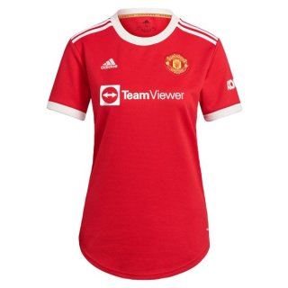 Maillot Manchester United Domicile Femme 2021 2022 Rouge