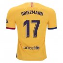 Maillot Barcelona NO.17 Griezmann Exterieur 2019 2020 Jaune