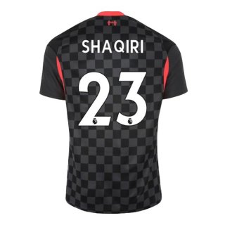 Maillot Liverpool NO.23 Shaqiri Third 2020 2021 Noir Maillot Liverpool NO.23 Shaqiri Third 2020 2021 Noir