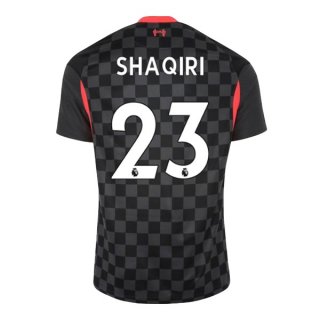 Maillot Liverpool NO.23 Shaqiri Third 2020 2021 Noir