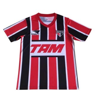 Thailande Maillot São Paulo Exterieur Retro 1993 Rouge Noir