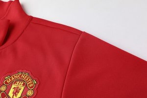 Survetement Manchester United 2019 2020 Rouge Blanc Noir