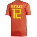 Maillot Belgica Domicile Mignolet 2018 Rouge