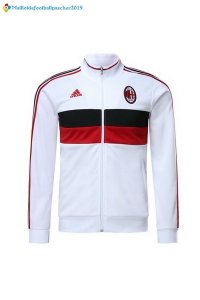 Survetement Milan 2017 2018 Blanc Noir