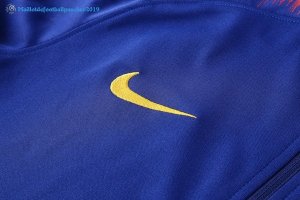 Survetement Barcelona 2018 2019 Bleu Rouge