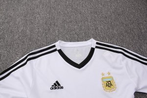 Maillot Entrainement Argentine Ensemble Complet 2018 Blanc