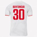 Maillot Juventus NO.30 Bentancur Exterieur 2019 2020 Gris Blanc