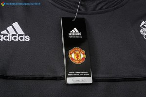 Survetement Manchester United Enfant 2017 2018 Noir Blanc