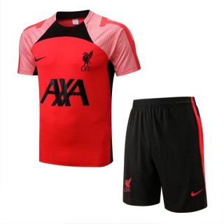 Maillot Entrainement Liverpool Ensemble Complet 2022 2023 Rouge 3