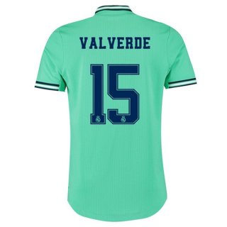 Maillot Real Madrid NO.15 Valverde Third 2019 2020 Vert Maillot Real Madrid NO.15 Valverde Third 2019 2020 Vert