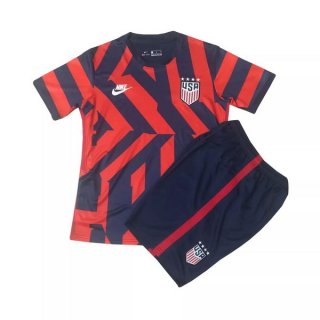 Maillot États-Unis Exterieur Enfant 2021 Rouge Maillot États-Unis Exterieur Enfant 2021 Rouge