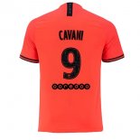 JORDAN Maillot Paris Saint Germain NO.9 Cavani Exterieur 2019 2020 Orange