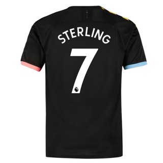 Maillot Manchester City NO.7 Sterling Exterieur 2019 2020 Noir Maillot Manchester City NO.7 Sterling Exterieur 2019 2020 Noir