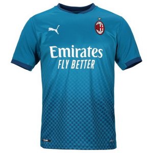 Thailande Maillot AC Milan Third 2020 2021 Bleu