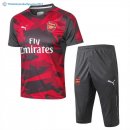 Maillot Entrainement Arsenal Ensemble Complet 2018 2019 Rouge Gris Marine