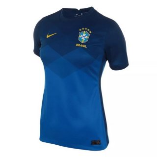 Maillot Brésil Exterieur Femme 2020 Bleu