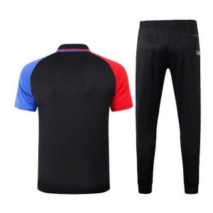 Polo Ensemble Complet Paris Saint Germain 2020 2021 Noir Bleu