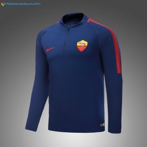 Survetement AS Roma 2017 2018 Bleu Marine Rouge