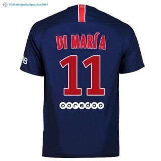 Maillot Paris Saint Germain Domicile Di Maria 2018 2019 Bleu Maillot Paris Saint Germain Domicile Di Maria 2018 2019 Bleu