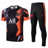 Entrainement Paris Saint Germain Ensemble Complet 2019 2020 Noir Orange