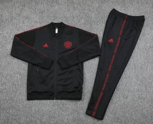 Survetement Manchester United 2019 2020 Noir Rouge