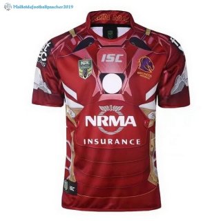 Maillot Rugby Brisbane Broncos 2017 2018 Rouge Maillot Rugby Brisbane Broncos 2017 2018 Rouge