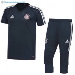 Entrainement Bayern Munich Conjunto Completo 2017 2018 Bleu Marine