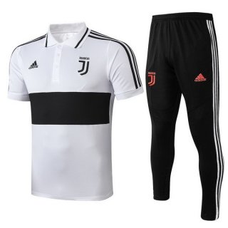 Polo Juventus Ensemble Complet 2019 2020 Blanc Noir Rose