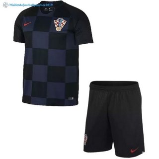 Maillot Croatie Exterieur Enfant 2018 Bleu