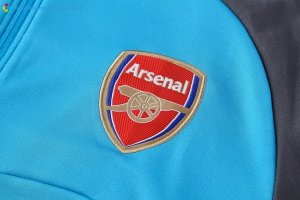 Survetement Arsenal 2017 2018 Bleu Gris