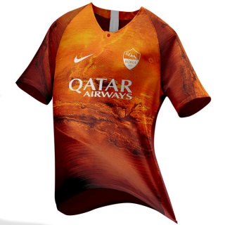 EA Sport Maillot AS Roma 2018 2019 Orange EA Sport Maillot AS Roma 2018 2019 Orange