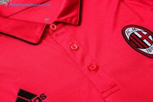 Polo AC Milan Ensemble Complet 2017 2018 Rouge